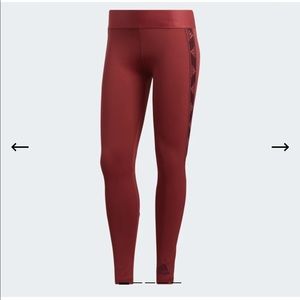 ADIDAS ALPHASKIN BADGE OF SPORT LOGO TIGHT XS